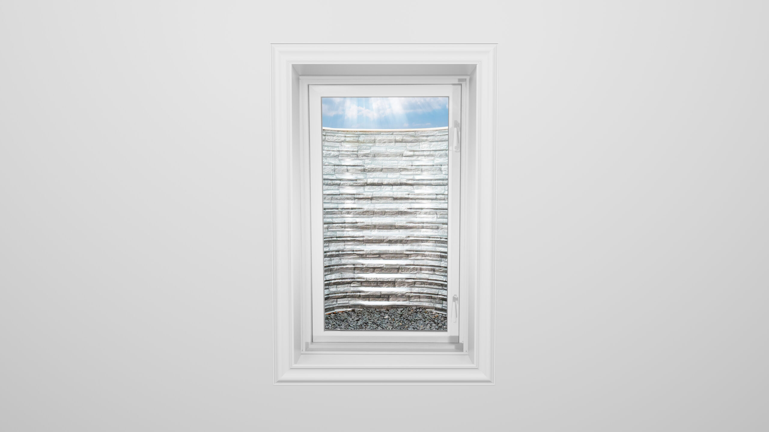 Egress Pros Steel window well product photography