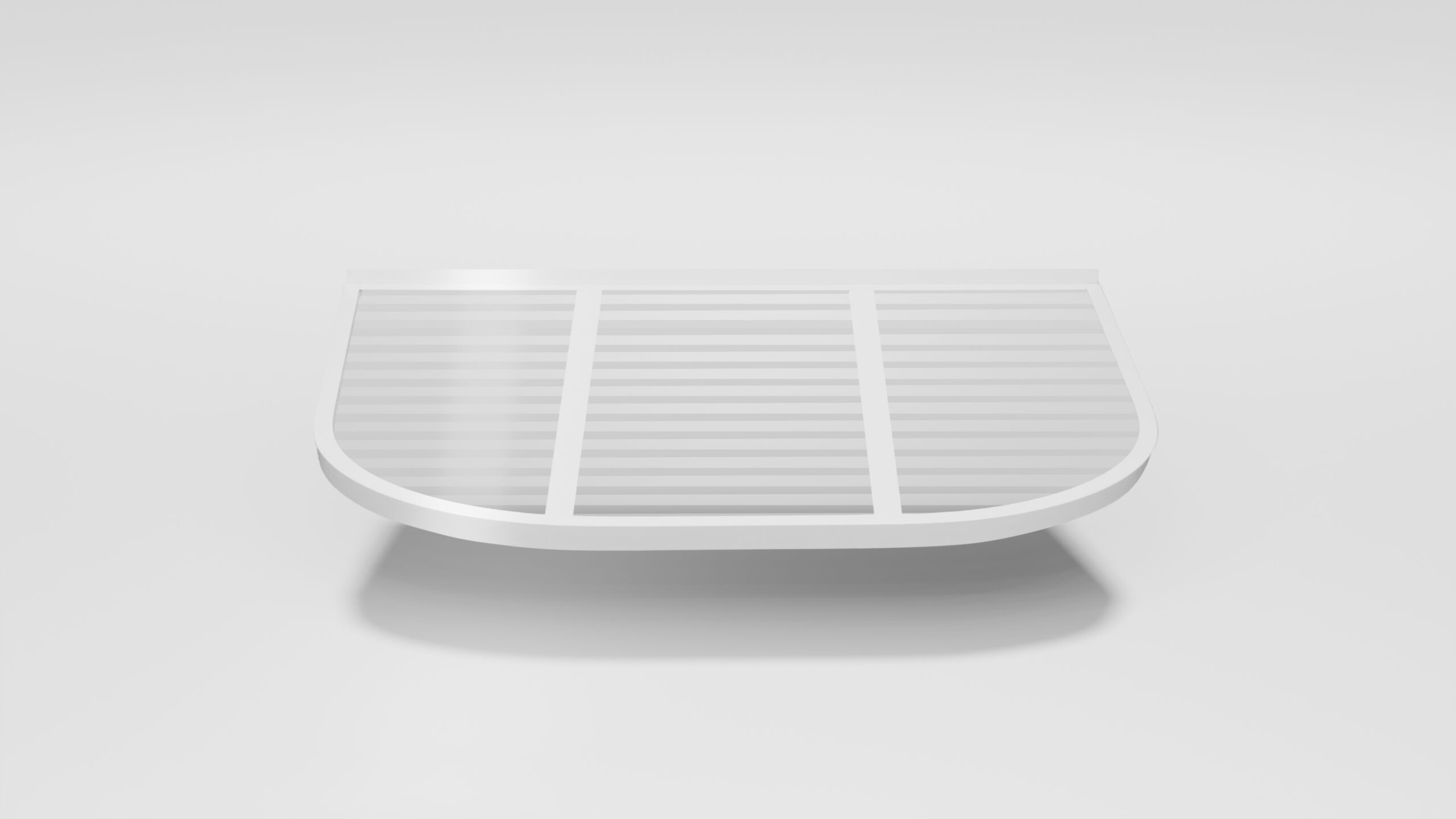 Egress Pros White Glass window well product photography