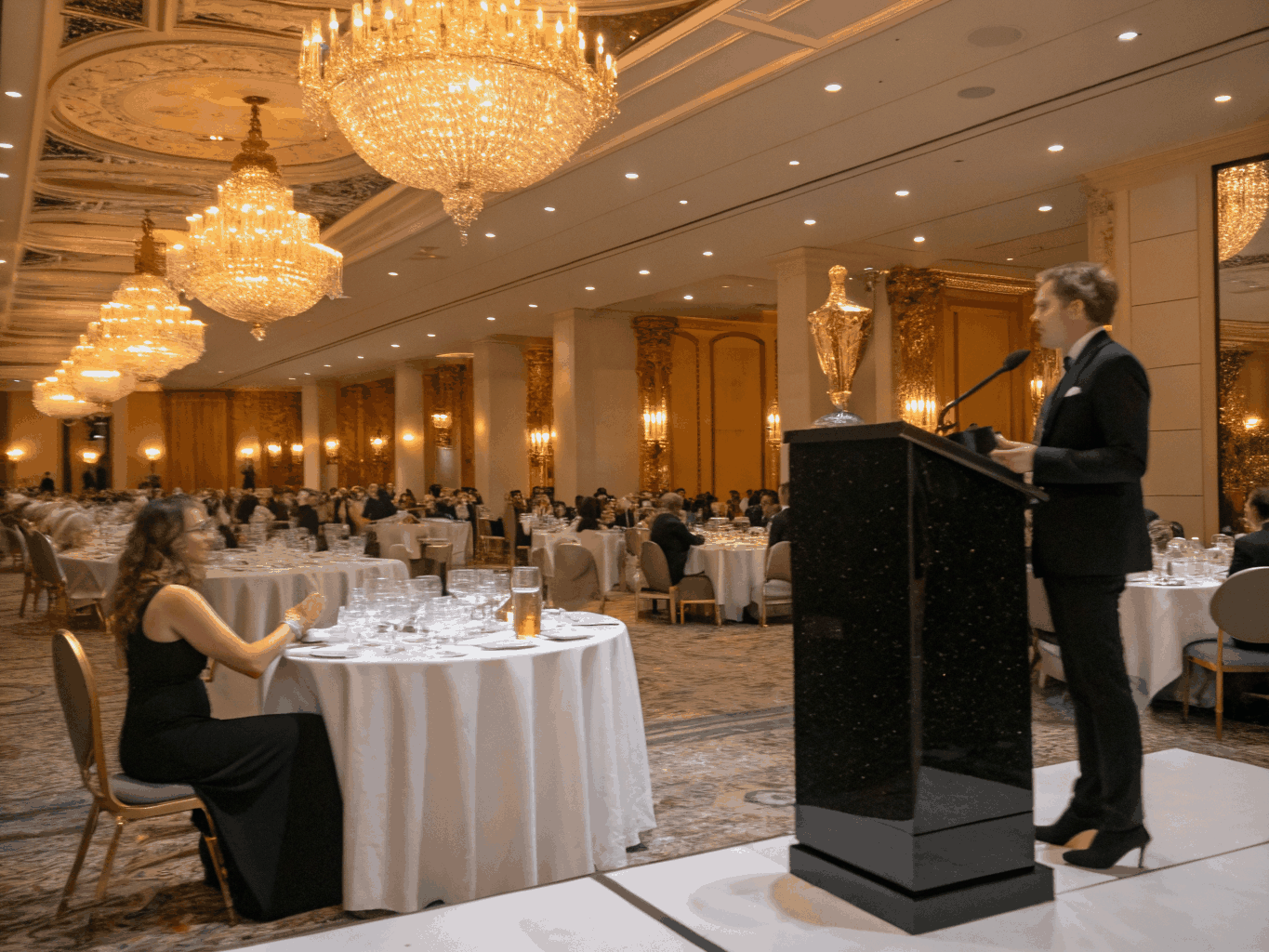 Evening charity gala and private event photography