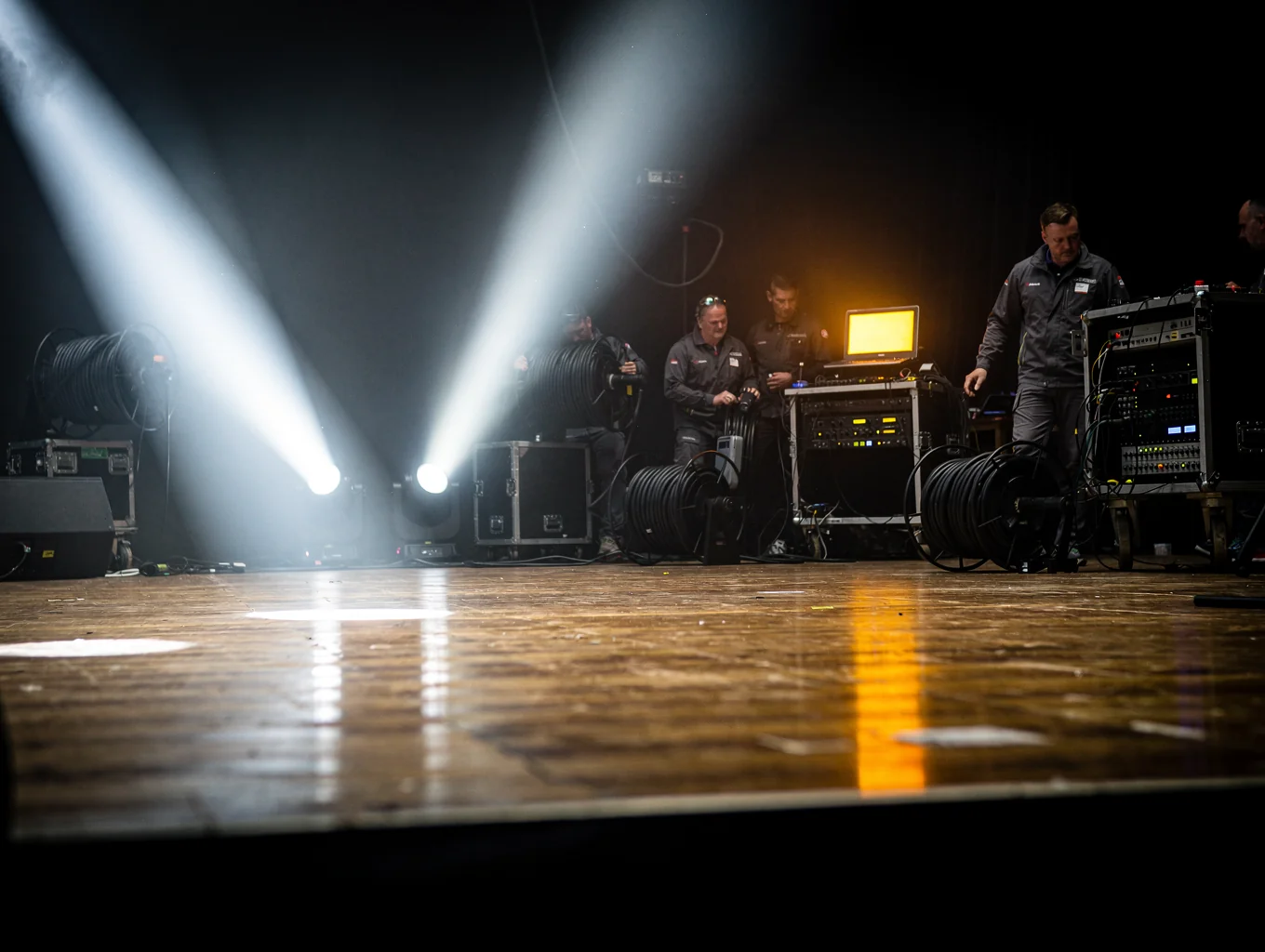 Dynamic promotional production shoot for touring entertainers and stage performance